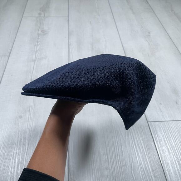 Kangol Hat Cap Fitted Mens XXL Navy Tropic 504 Ventair Ivy Flat Mesh Driving - Picture 4 of 9